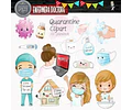 Pack Imágenes Clipart Enfermera Doctora