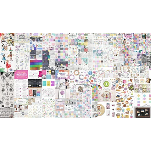 Kits Watercolor Cliparts De Moda Hiper Bundle 10k Files 32gb