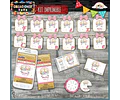 Kit Imprimible Candy Bar Unicornio Dorado El Mas Completo