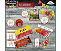 Kit Imprimible Candy Bar Unicornio Dorado El Mas Completo