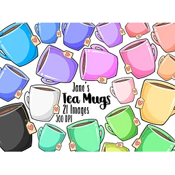 Cliparts Imagenes Png Tazas De Te Colores Pasteles Jk68