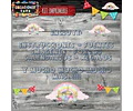 Kit Imprimible Candy Bar Unicornio Dorado El Mas Completo