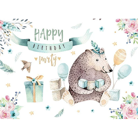 Cliparts Png Animales Boho Fiesta Acuarela Watercolor Pa2