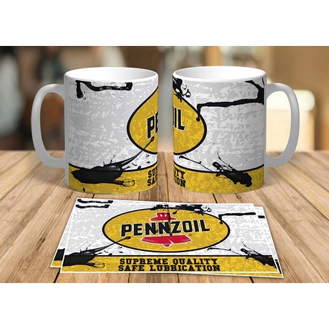 20 Plantillas Sublimación Tazas - Autos Aceite Mecánico
