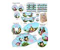 Kit Imprimible Masha Y El Oso Bosque Editable