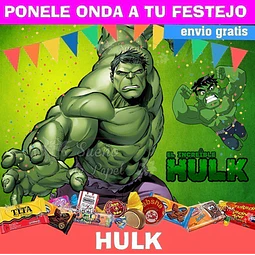 Kit Imprimible Increible Hulk Editable