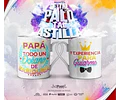 Plantillas Sublimación Tazas Día Padre Tal Palo Tal Astilla