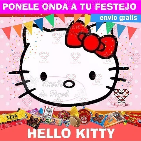 Kit Imprimible Hello Kitty Editable