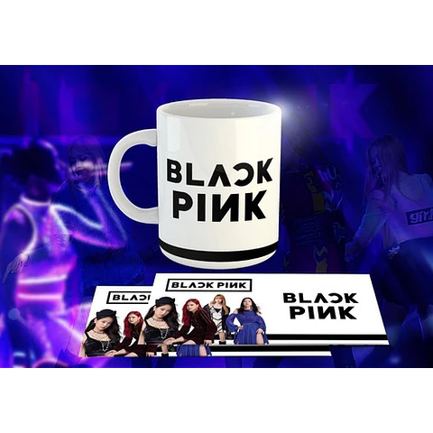 27 Plantillas Sublimación Tazas - Black Pink / K-pop