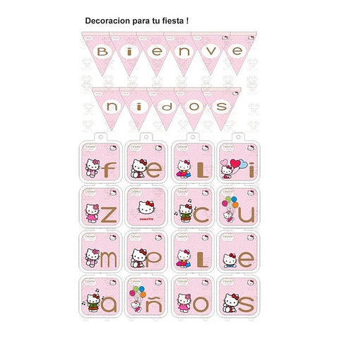Kit Imprimible Hello Kitty Editable