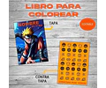Libro Colorear Editable Imprimible De Naruto 
