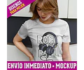 Plantillas Diseños Remeras Mujer P/ Sublimación Mockups M20