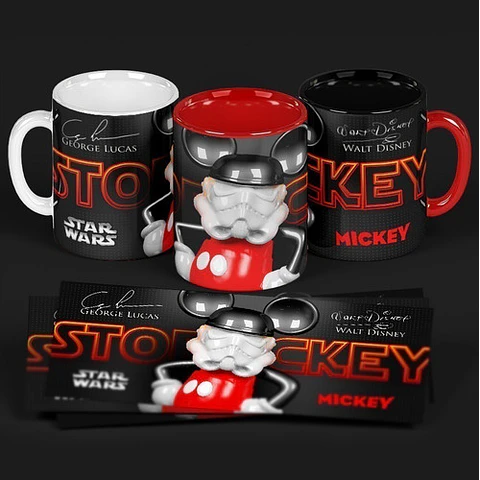 Kit Diseños Plantillas Tazas 3d V2 Sublimación Imprimibles  