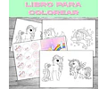 Souvenir Para Pintar Editable De Unicornios Imprimir