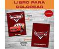 Dibujos Para Pintar Editable Imprimible De Cars