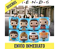 Kit Diseños Plantillas Tazas Friends Funko Sublimación 