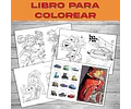 Dibujos Para Pintar Editable Imprimible De Cars