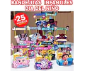 Kit Imprimible Bandejas Día Del Niño Infantiles Personajes 2