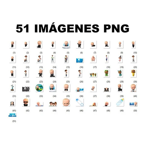 Kit Un Jefe En Pañales Clipart + Papel Digital + Jpg