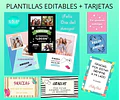 Día Del Amigo Plantillas Editables + Tarjetas Para Imprimir