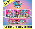 Kit Diseños Plantillas Tazas Paw Patrol Sublimación M2