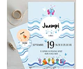 Kit Imprimible Bichikids Azul Celeste Candy Bar Tukit
