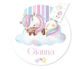 Kit Imprimible Unicornio - Candy Bar Tukit