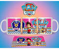 Kit Diseños Plantillas Tazas Paw Patrol Sublimación M2