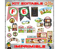 Kit De La Granja De Zenón Cumpleaños Imprimible Editable