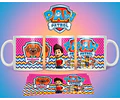 Kit Diseños Plantillas Tazas Paw Patrol Sublimación M2