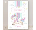 Kit Imprimible Unicornio - Candy Bar Tukit
