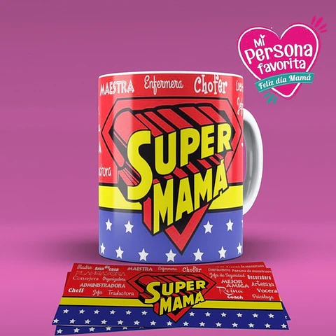 Diseños Plantillas Para Tazas Día De La Madre Sublimación M7