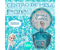 Kit Imprimible Centro De Mesa Caja Hexagonal Frozen Editable