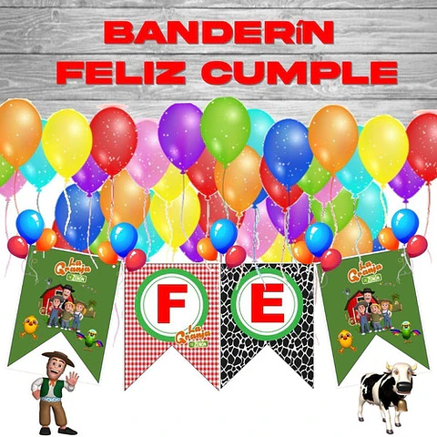 Kit De La Granja De Zenón Cumpleaños Imprimible Editable
