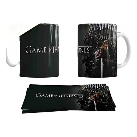 Kit Diseños Plantillas Tazas Game Of Thrones Sublimación M2