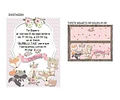 Kit Imprimible Animales Encantado Rosa Cumpleaños Candy Bar