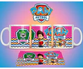 Kit Diseños Plantillas Tazas Paw Patrol Sublimación M2