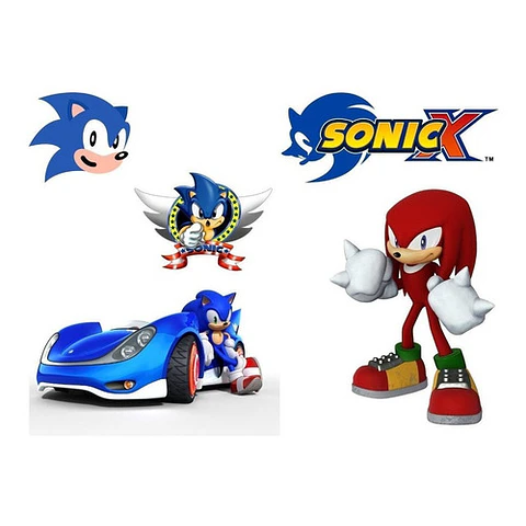 Kit Imprimible Letras 3d  Editables +   Sonic