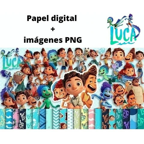 Luca Cliparts Imágenes Png Y Papeles Digitales Diseño