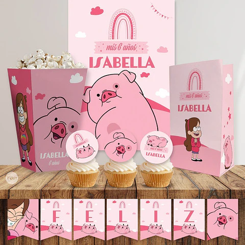Kit Imprimible Pato Mabel Gravity Falls