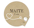Kit Imprimible Textura Papel Kraft Candy Bar Tukit