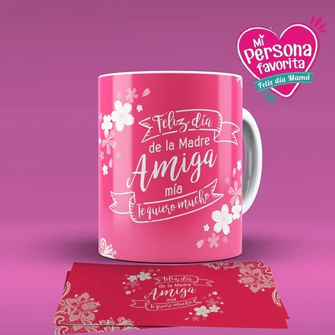 Diseños Plantillas Para Tazas Día De La Madre Sublimación M7
