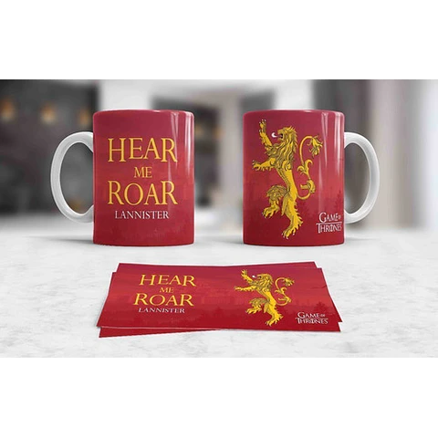 Kit Diseños Plantillas Tazas Game Of Thrones Sublimación M2