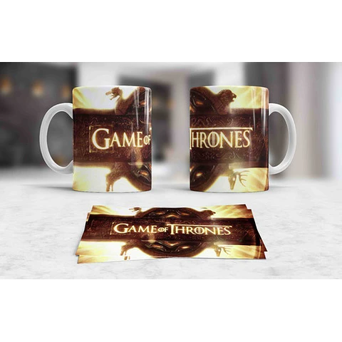 Kit Diseños Plantillas Tazas Game Of Thrones Sublimación M2