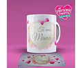 Diseños Plantillas Para Tazas Día De La Madre Sublimación M7