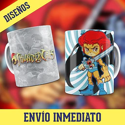 Kit Diseños Plantillas Tazas Thundercats Chibi Sublimación 1