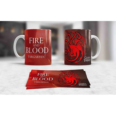 Kit Diseños Plantillas Tazas Game Of Thrones Sublimación M2
