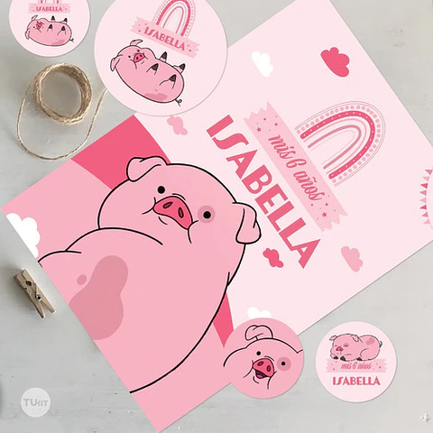 Kit Imprimible Pato Mabel Gravity Falls
