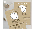 Kit Imprimible Textura Papel Kraft Candy Bar Tukit