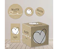 Kit Imprimible Textura Papel Kraft Candy Bar Tukit